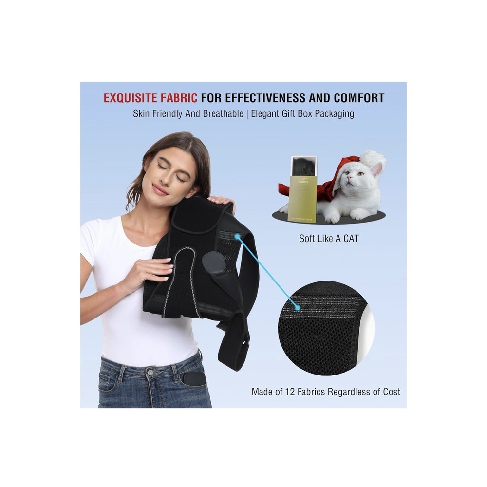 Enthra Back Brace Posture Corrector with Spine Vertical Alignment System -Unisex - Picture 5 of 8